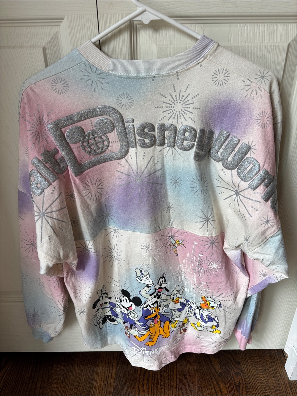 RARE Disney Parks Walt Disney World 100th Anniversary Spirit Jersey firework XS